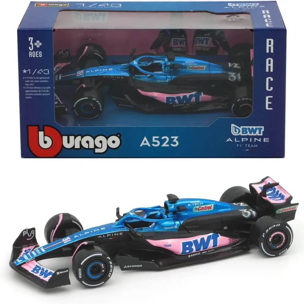 F1 - Alpine - A523 - #31 Esteban Ocon - Bburago - 1:43