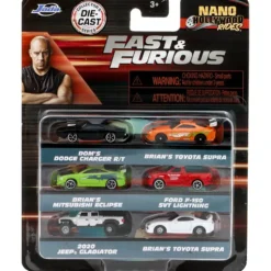 Fast & Furious 6-pack Nano Cars - Jada Toys