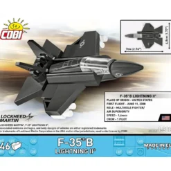 F-35B Lightning II - Klossbyggmodell - 5927 - COBI - 1:300