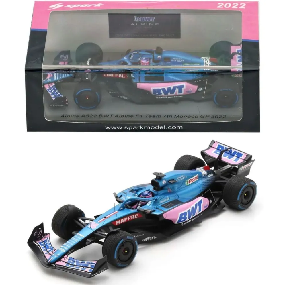 F1 - BWT Alpine - A522 - Fernando Alonso #14 - Spark - 1:43