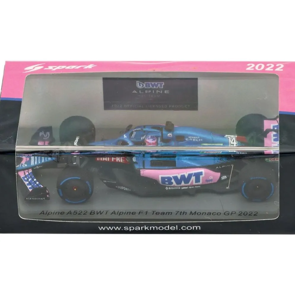 F1 - BWT Alpine - A522 - Fernando Alonso #14 - Spark - 1:43