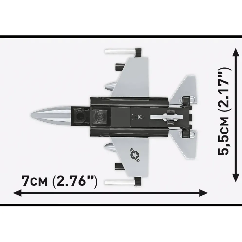 F-16D Fighting Falcon - Klossbyggmodell - 5941 - COBI - 1:300