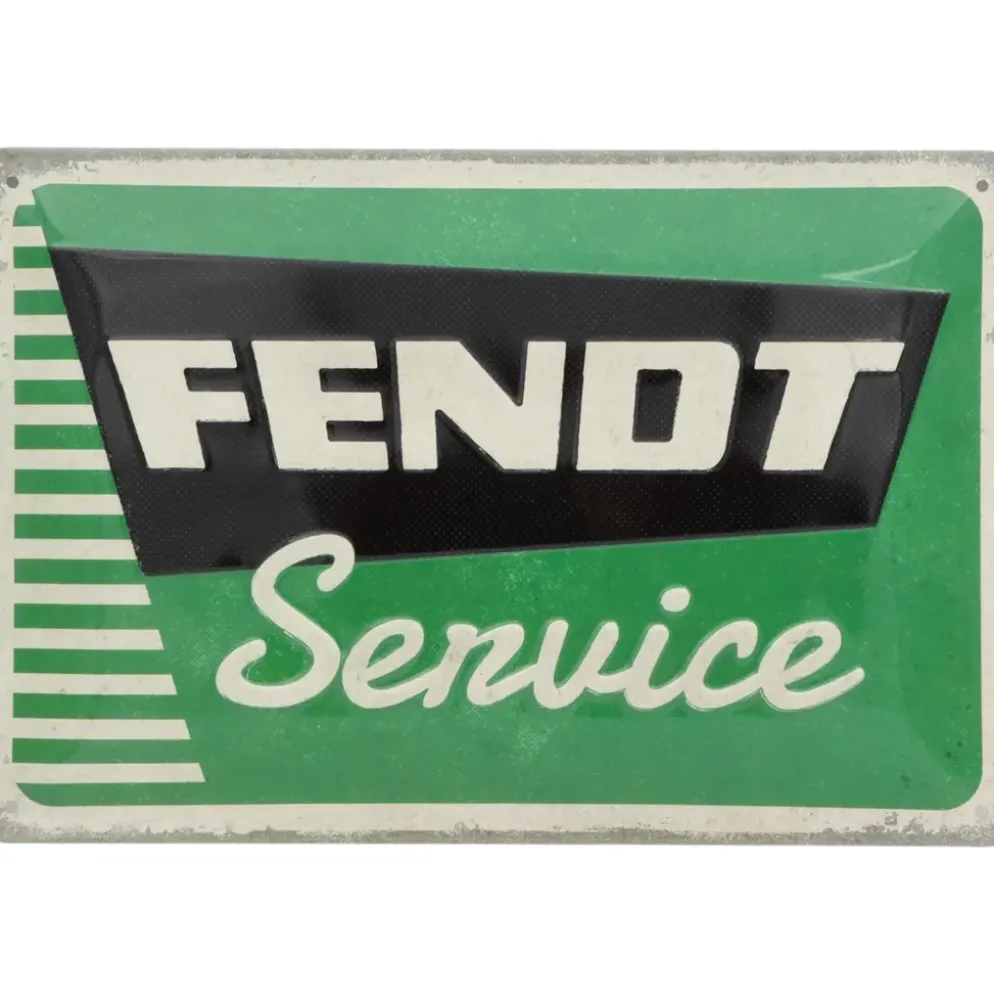Fendt Service - Plåtskylt - 20x30 cm