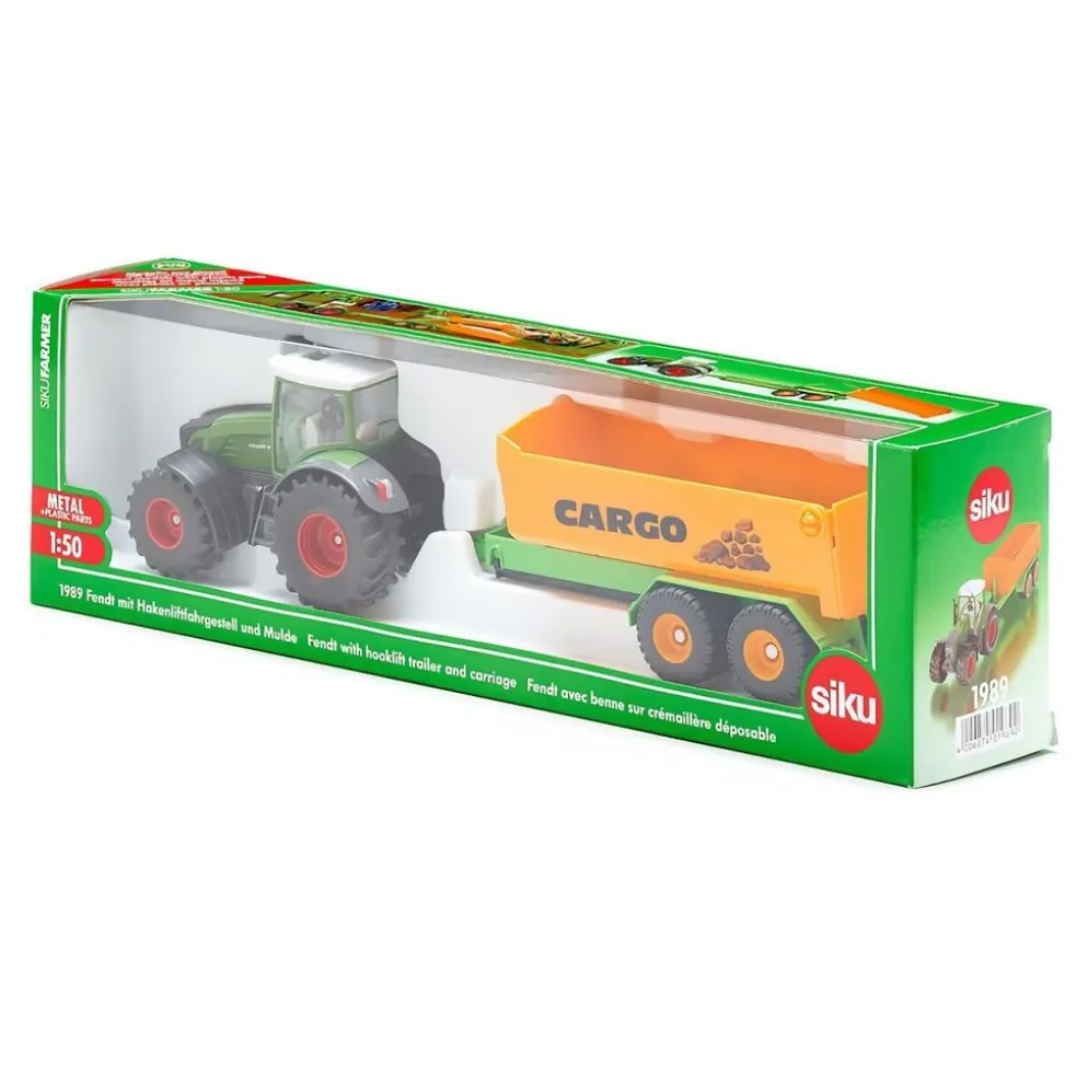 Fendt Vario 942 med lastväxlare och flak - 1989 - Siku 1:50