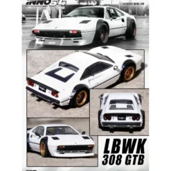 Ferrari 308 GTB - Liberty Walk - Vit - Inno64 - 1:64