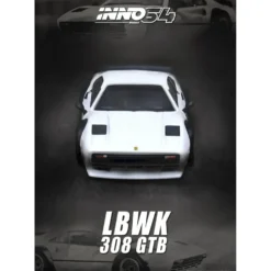 Ferrari 308 GTB - Liberty Walk - Vit - Inno64 - 1:64