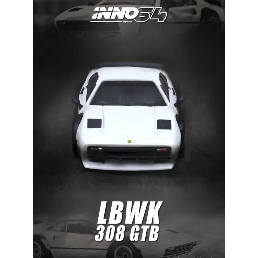 Ferrari 308 GTB - Liberty Walk - Vit - Inno64 - 1:64