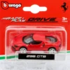 Ferrari 296 GTB - Röd - Bburago - 7 cm