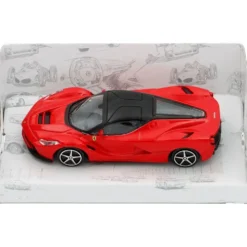 Ferrari LaFerrari - Röd - Bburago - 11 cm