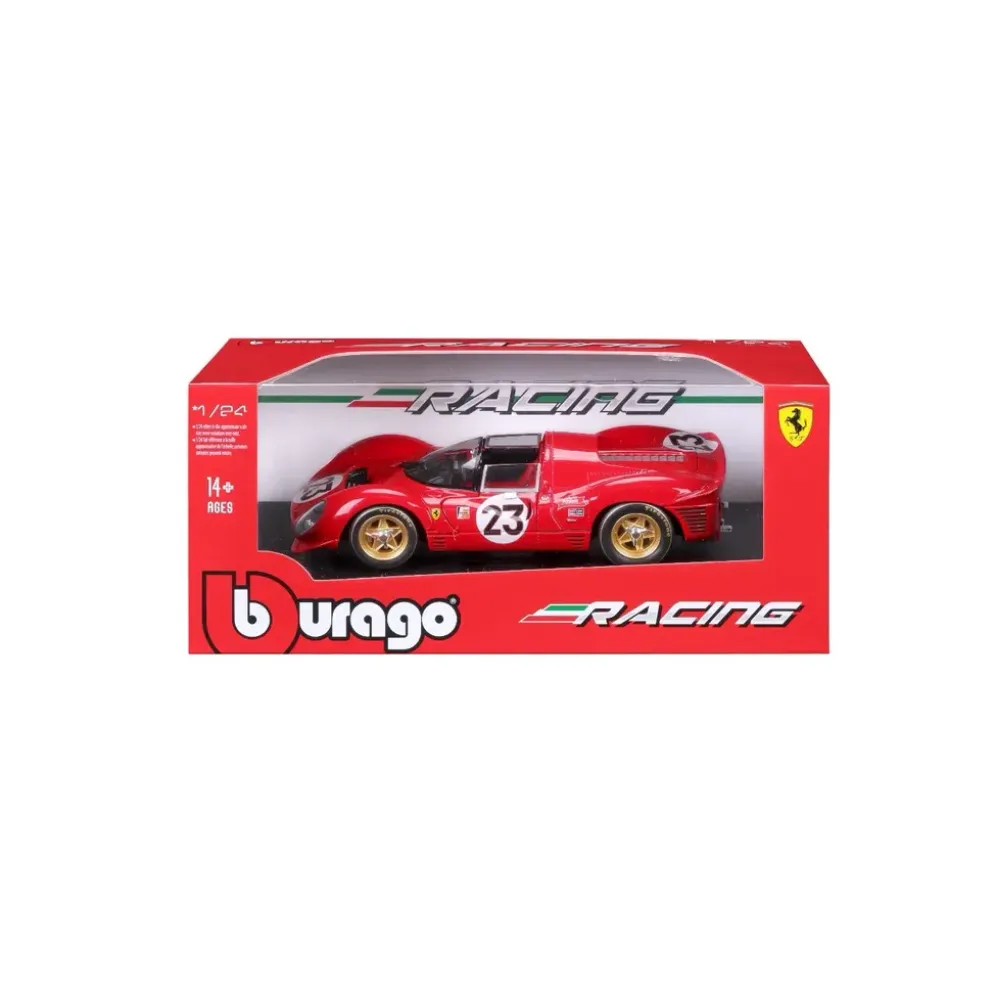 Ferrari 330 P4 Daytona 1967 - Röd - Bburago - 1:24