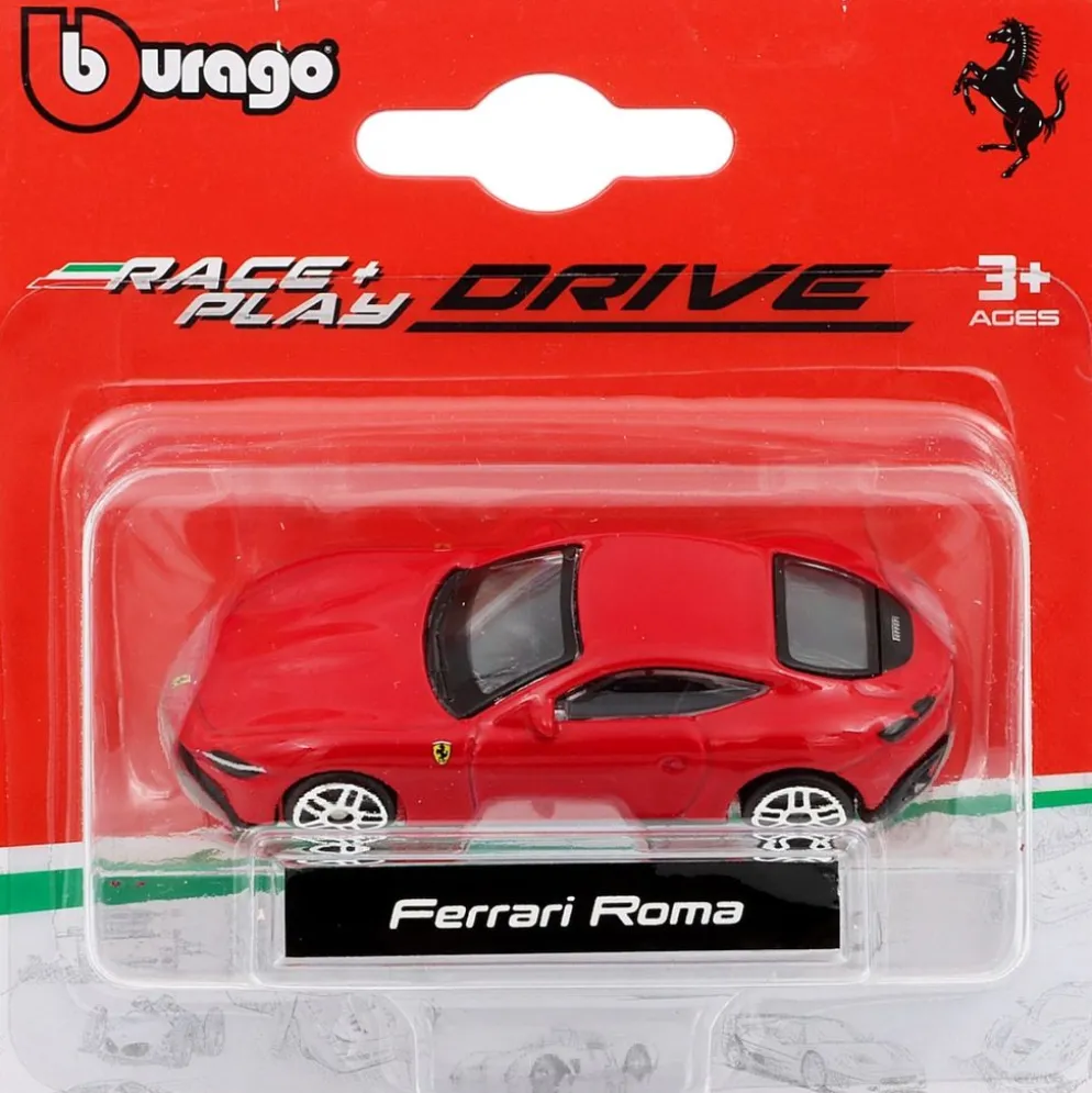 Ferrari Roma - Röd - Bburago - 7 cm