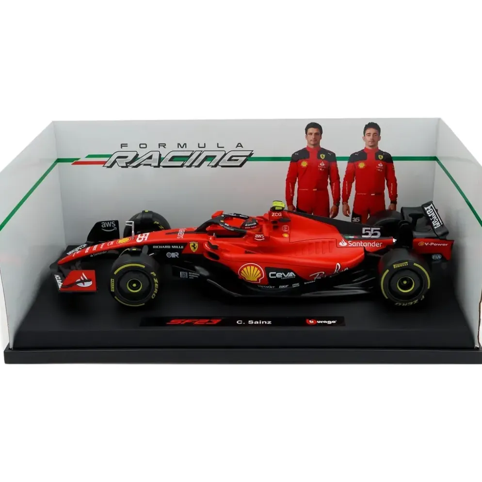 Ferrari SF-23 - #55 Carlos Sainz - Bburago - 1:18