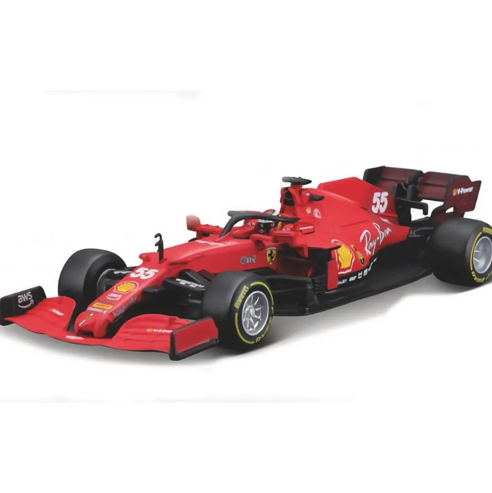 Ferrari SF21 - 2021 - C.Sainz - No 55 - Bburago - 1:43