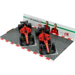 Ferrari SF-23 - 2-pack - Sainz och Leclerc - Bburago - 1:43
