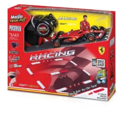 Ferrari SF-24 - Radiostyrd F1-bil med Racing Track - Leclerc - Bburago