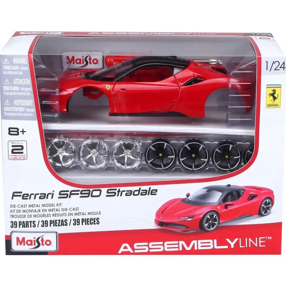 Ferrari SF90 Stradale - Byggsats - Maisto - 1:24