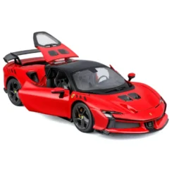 Ferrari SF90 XX Stradale - Röd - Bburago - 1:24 - 21 cm