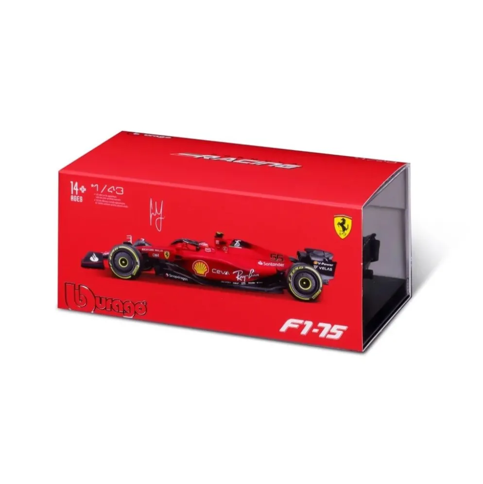 F1 - Ferrari - F1-75 - Carlos Sainz #55 - Bburago - 1:43