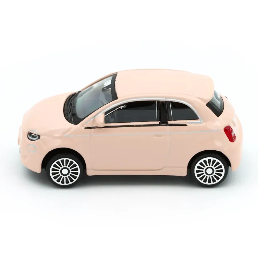Fiat 500e - Rosa - Bburago - 9 cm