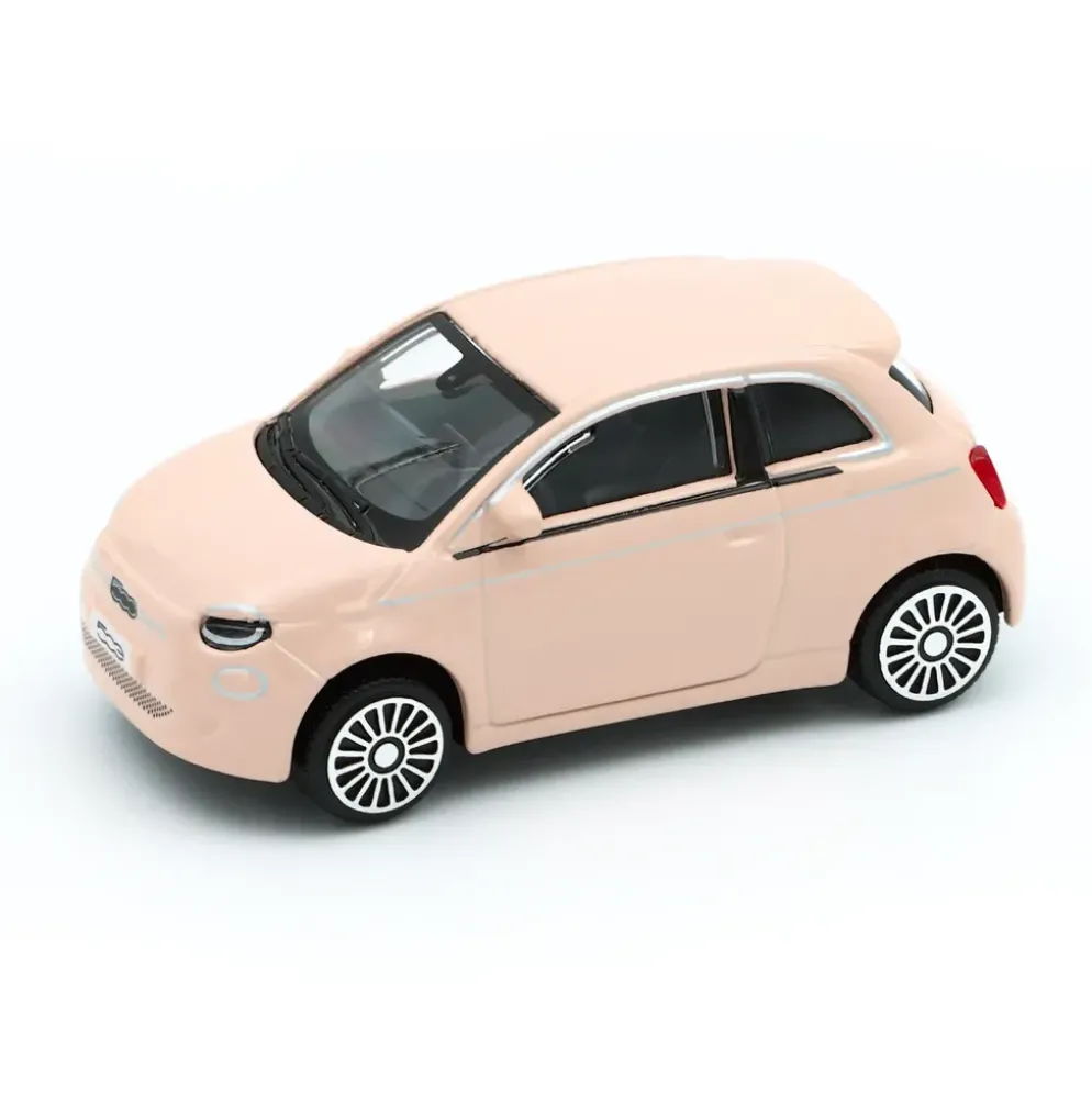 Fiat 500e - Rosa - Bburago - 9 cm