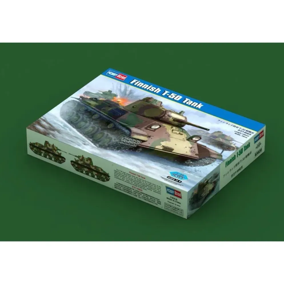 Finnish T-50 Tank - 83828 - Hobby Boss - 1:35