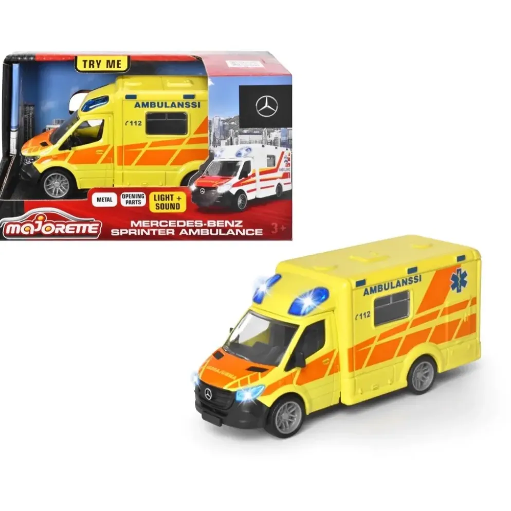 Finsk Ambulans - Mercedes-Benz - Majorette Grand Series