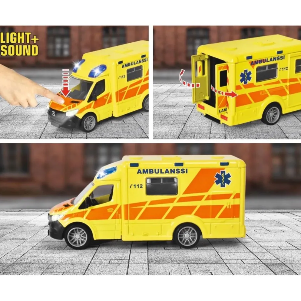 Finsk Ambulans - Mercedes-Benz - Majorette Grand Series