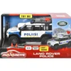 Finsk Polisbil - Land Rover - Majorette Grand Series - 12 cm
