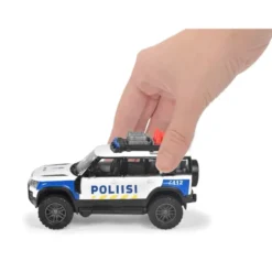 Finsk Polisbil - Land Rover - Majorette Grand Series - 12 cm