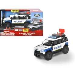 Finsk Polisbil - Land Rover - Majorette Grand Series - 12 cm