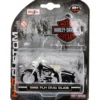 1962 FLH Duo Glide - Harley-Davidson - Svart - Maisto - 1:24