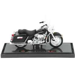 1999 FLHR Road King - Harley - Svart - Maisto - 1:18