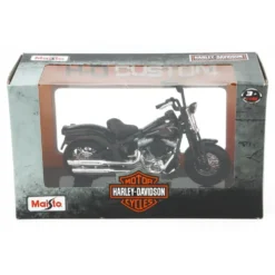 2008 FLSTSB Cross Bones - Harley - Svart - Maisto - 1:18