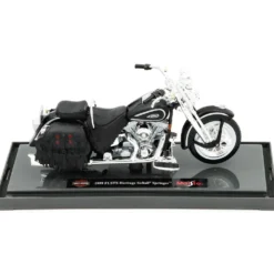 1999 FLSTS Heritage Softail Springer - Svart - Maisto - 1:18