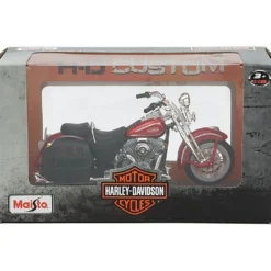 1999 FLSTS Heritage Softail Springer - Röd - Maisto - 1:18