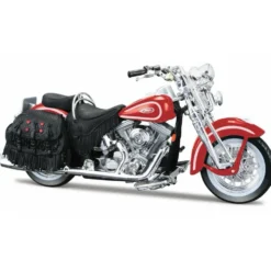 1999 FLSTS Heritage Softail Springer - Röd - Maisto - 1:18