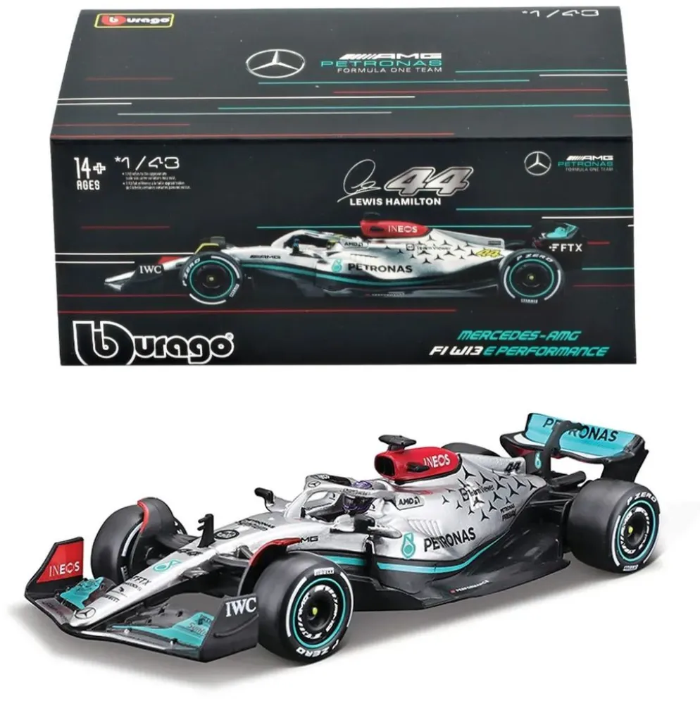 F1 - Mercedes-AMG - W13 - Lewis Hamilton #44 - Bburago 1:43