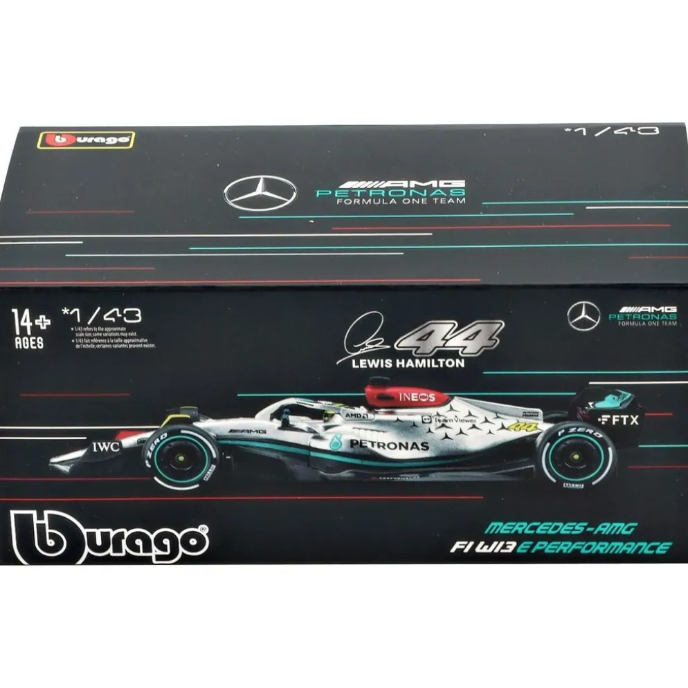 F1 - Mercedes-AMG - W13 - Lewis Hamilton #44 - Bburago 1:43