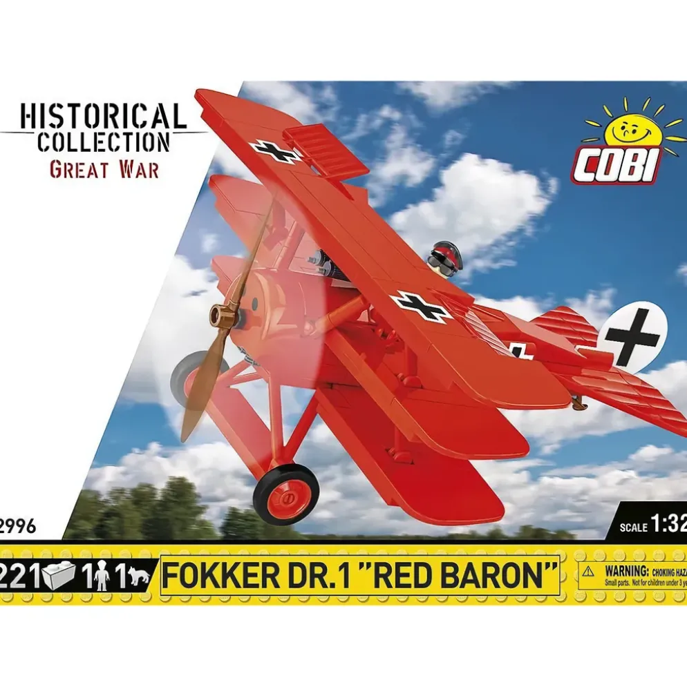 Fokker Dr.1 "Red Baron" - Byggklossar - 2996 - COBI - 1:32