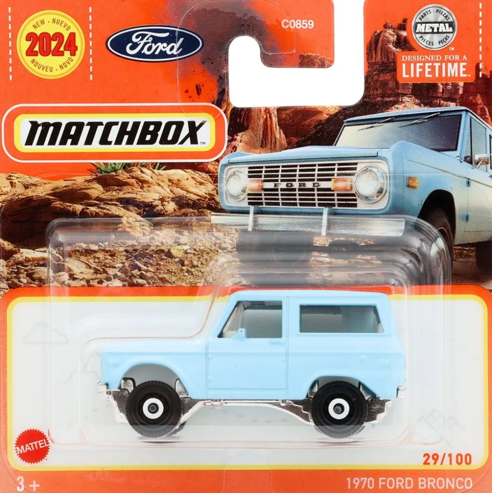 1970 Ford Bronco - Blå - Matchbox