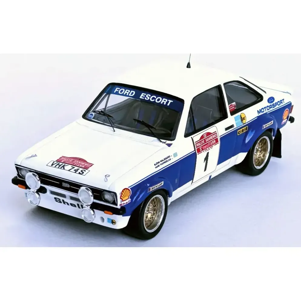 Ford Escort RS 1800 MKII - Waldegård / Thorszelius - Sanremo 1977 - Trofeu - 1:43