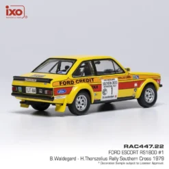 Ford Escort RS1800 #1 - Waldegård / Thorszelius - Ixo Models - 1:43