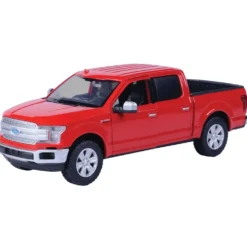 2019 Ford F-150 Lariat Crew Cab - Röd - Motormax - 1:27