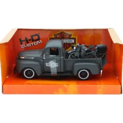 Ford F-1 Pickup + Harley WLA Flathead - Maisto - 1:24