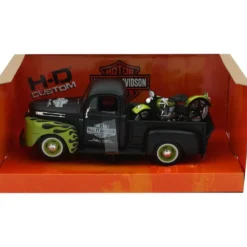 1948 Ford F-1 Pickup + HD 1948 FL Panhead - Maisto - 1:24