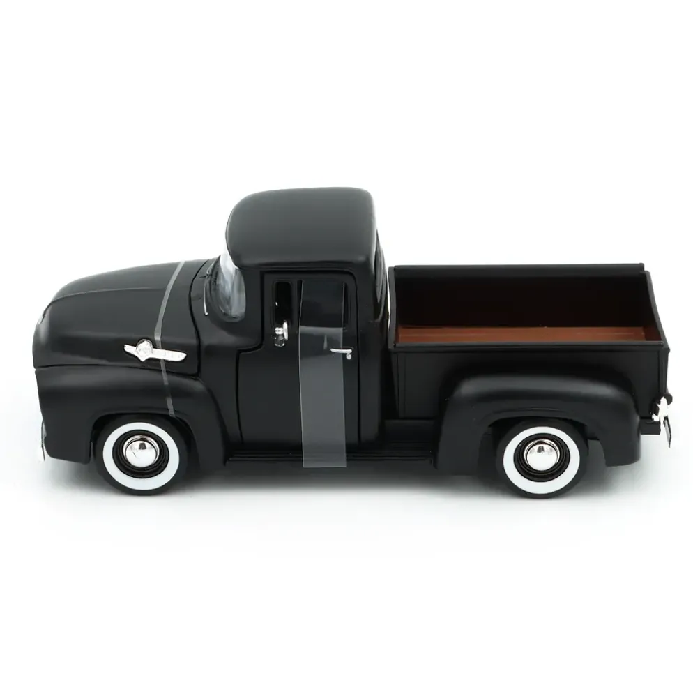 1956 Ford F-100 Pickup - Svart - Motormax - 1:24
