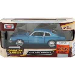 1974 Ford Maverick - Blå - Motormax - 1:24