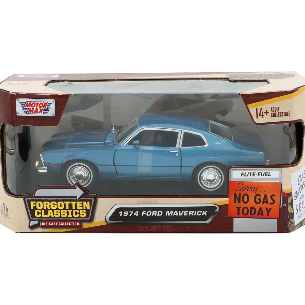 1974 Ford Maverick - Blå - Motormax - 1:24
