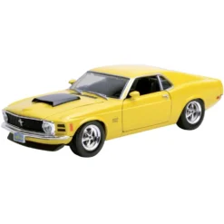 1970 Ford Mustang Boss 429 - Gul - Motormax - 1:24