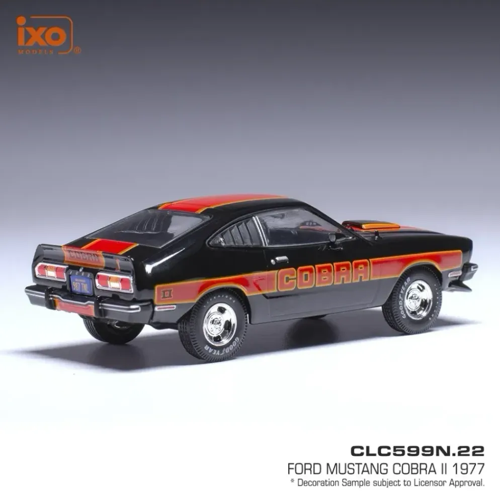Ford Mustang Coba II - 1977 - Svart - Ixo Models - 1:43